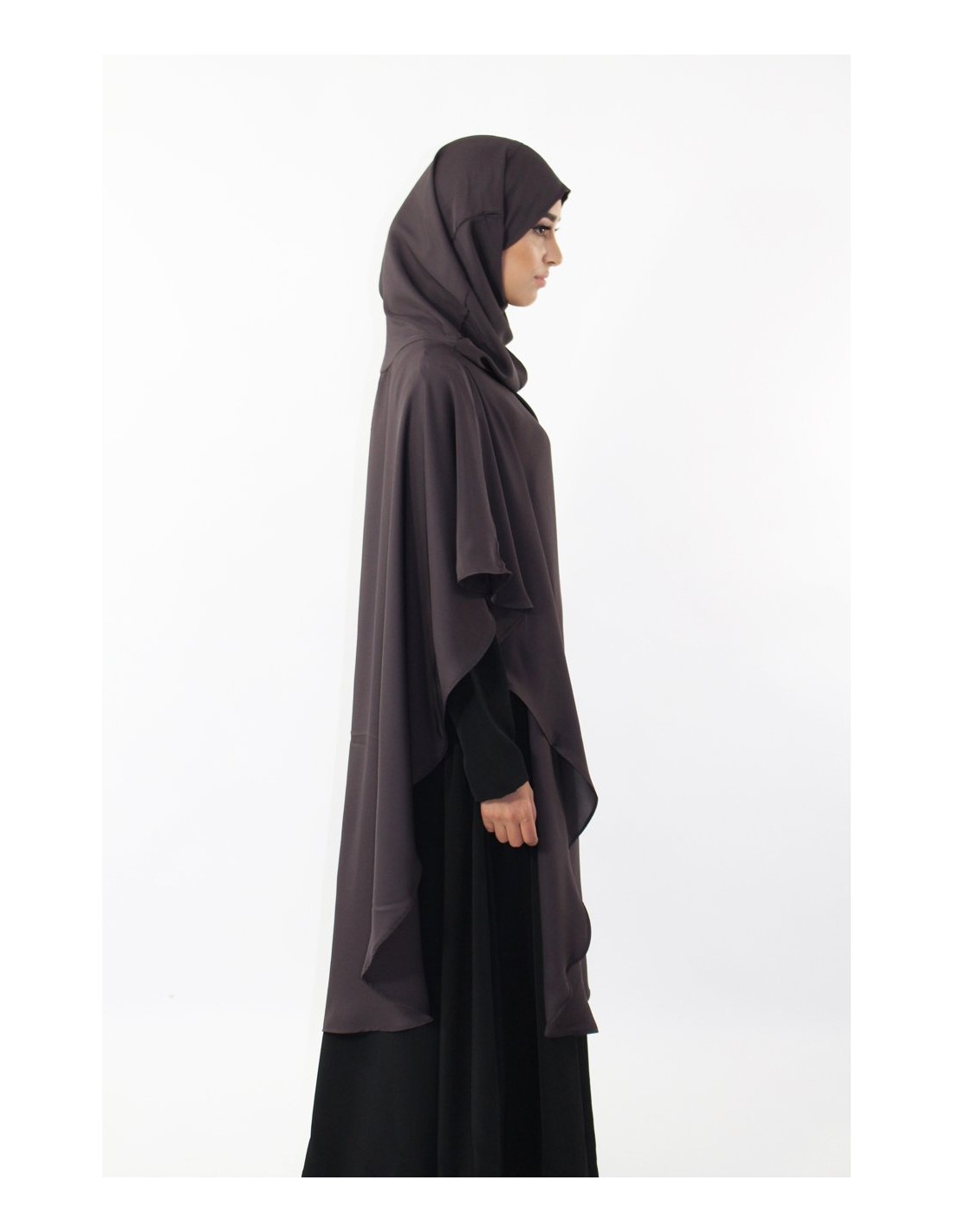Long Khimar Hijab Integrated