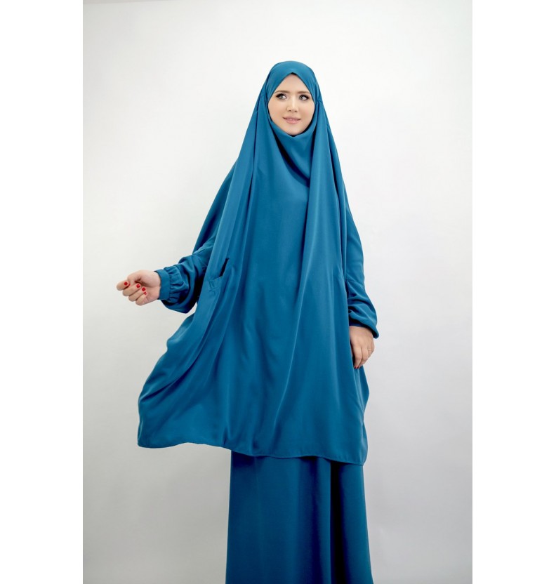 Jilbab houda cocoon with pockets