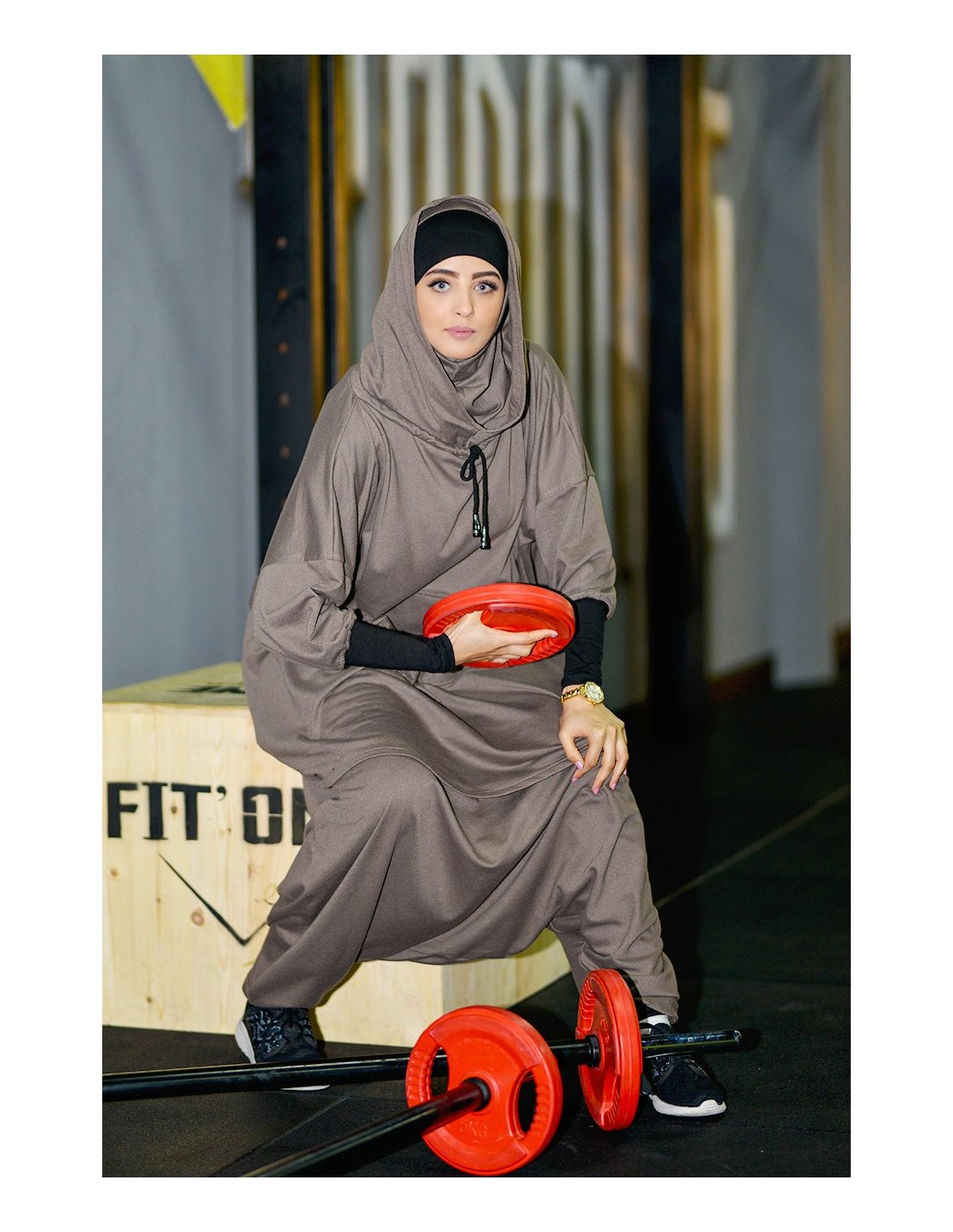 Jilbab Sport Molleton Seeha