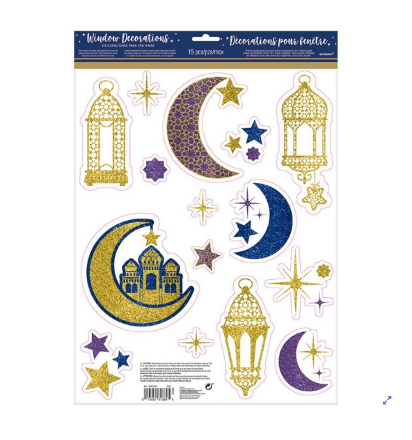 Ramadan window stickers