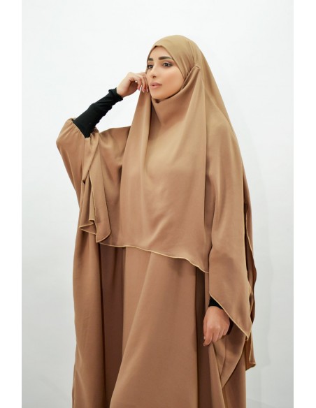 Abaya Khaleej + Khimar à Fentes