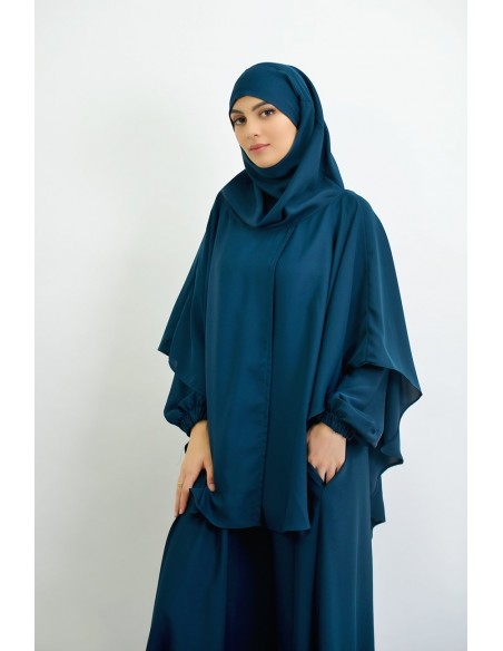Abaya umbrella + cape with built-in hijab