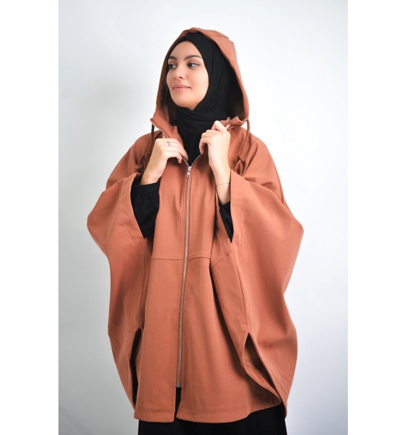 Hooded cape