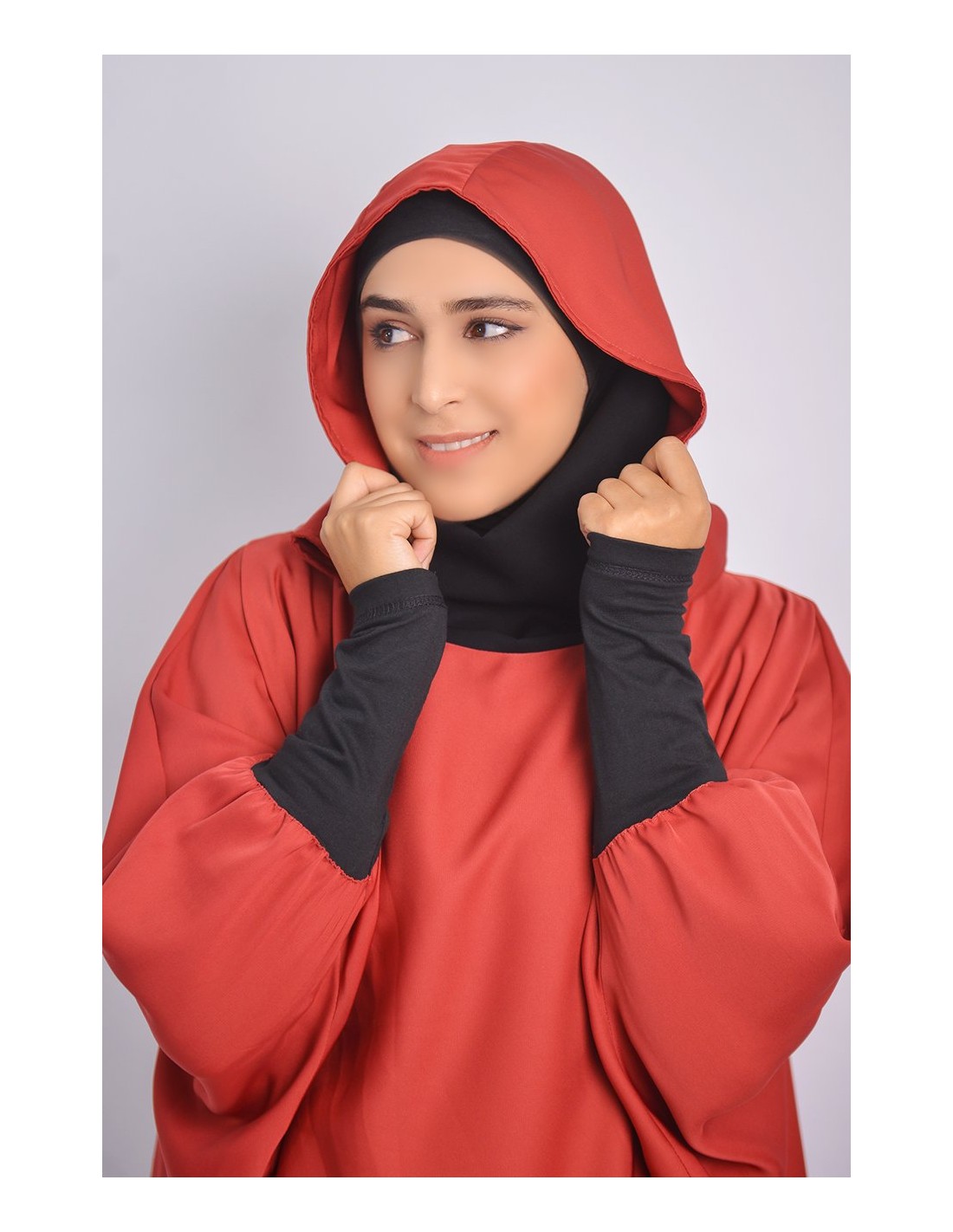 Young tunic: hijab and built-in hood