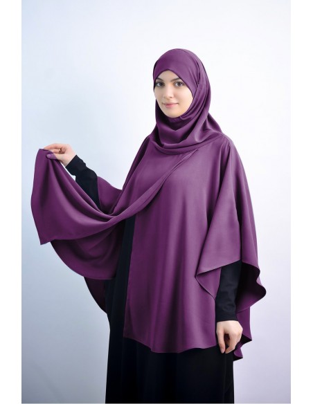 Cape with integrated hijab