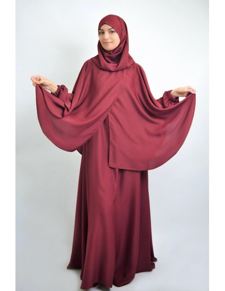 Abaya umbrella + cape with built-in hijab