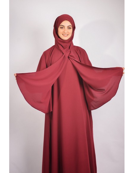 Abaya umbrella + cape with built-in hijab