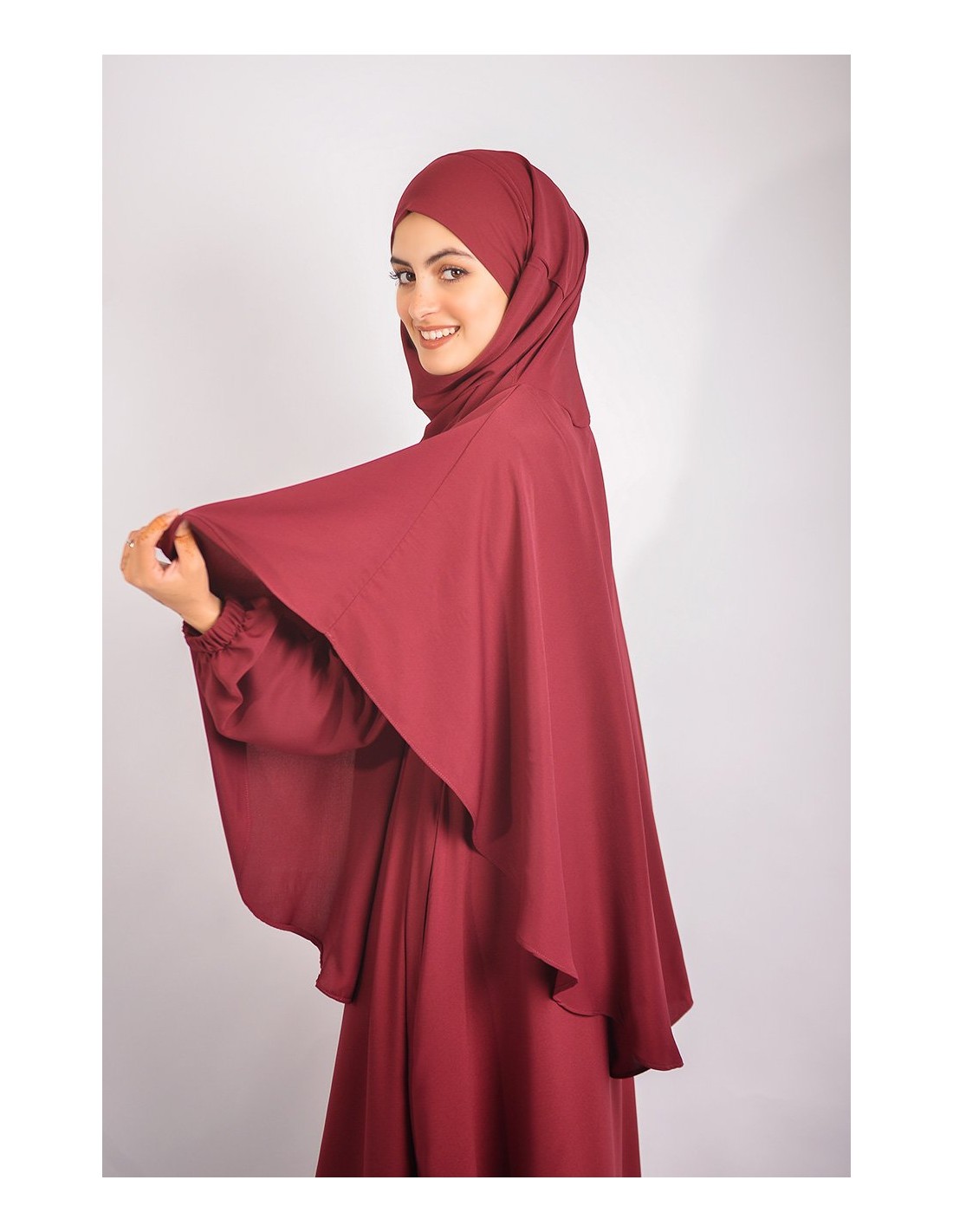 Abaya umbrella + cape with built-in hijab