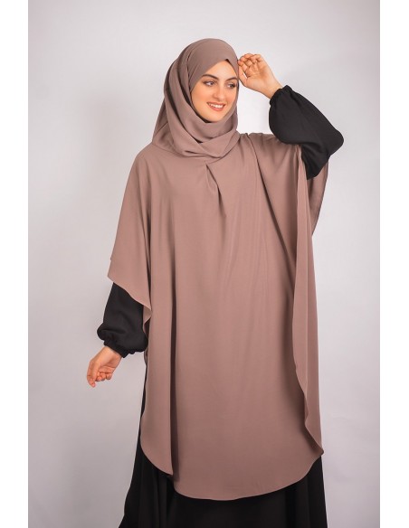 Long Khimar Hijab Integrated