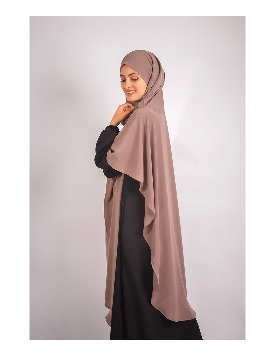Long Khimar Hijab Intégré