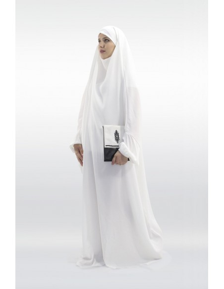 Jilbab Kawthar Blanc