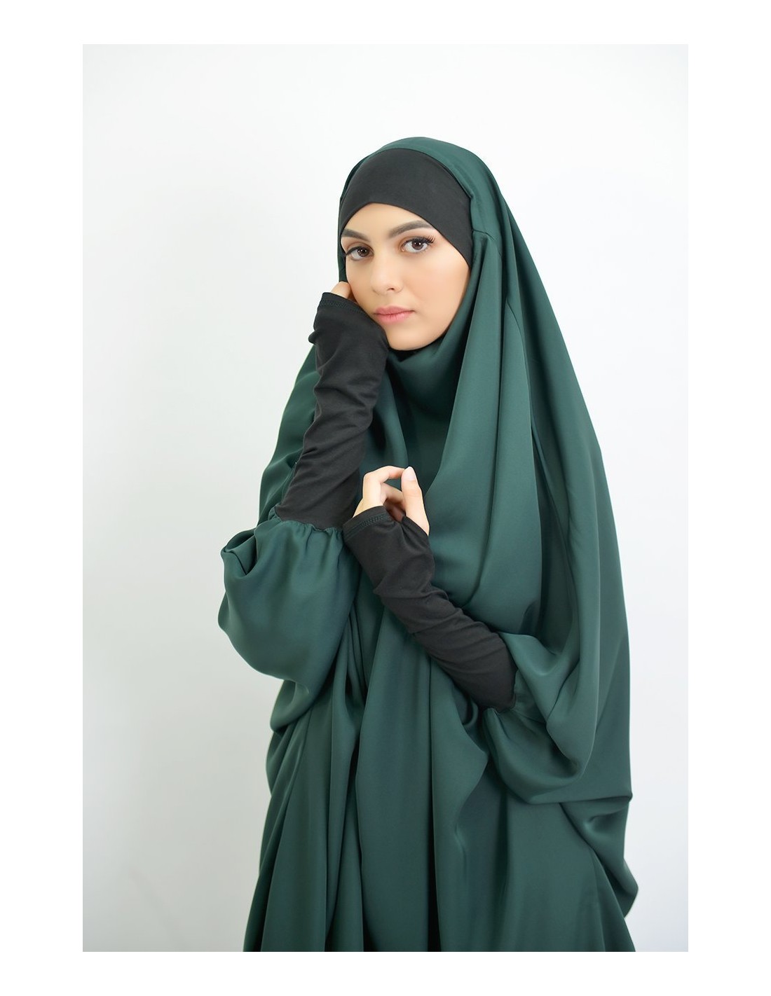 Jilbab Makkah sleeves Lycra