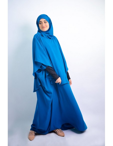 Cape with integrated hijab