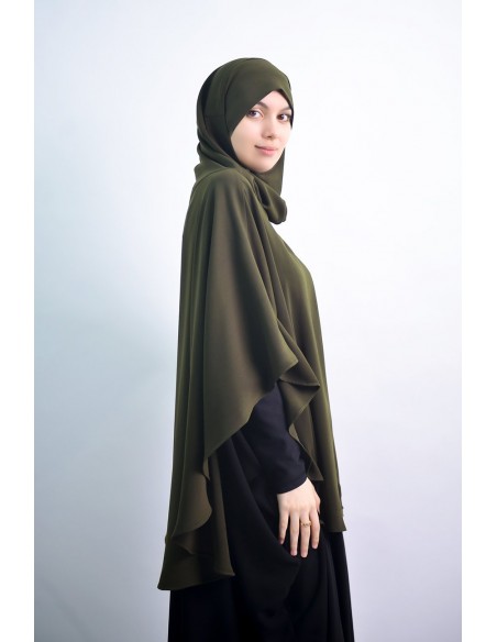Cape with integrated hijab