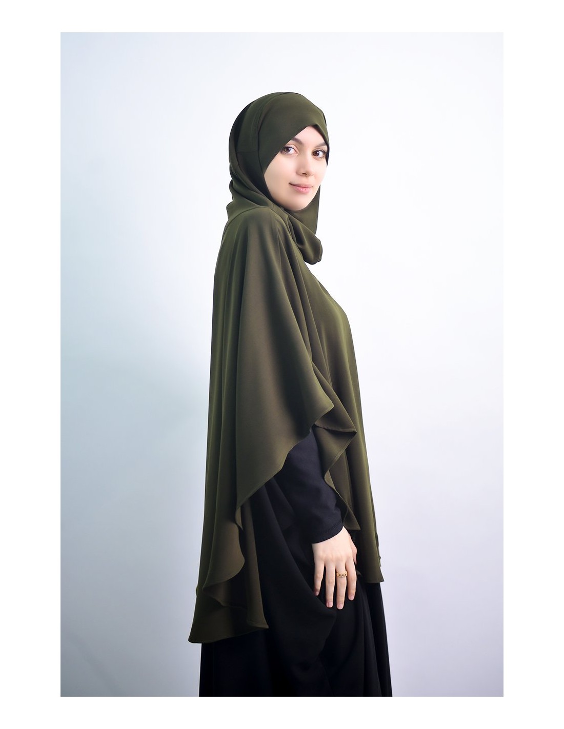Cape mit integriertem Hijab