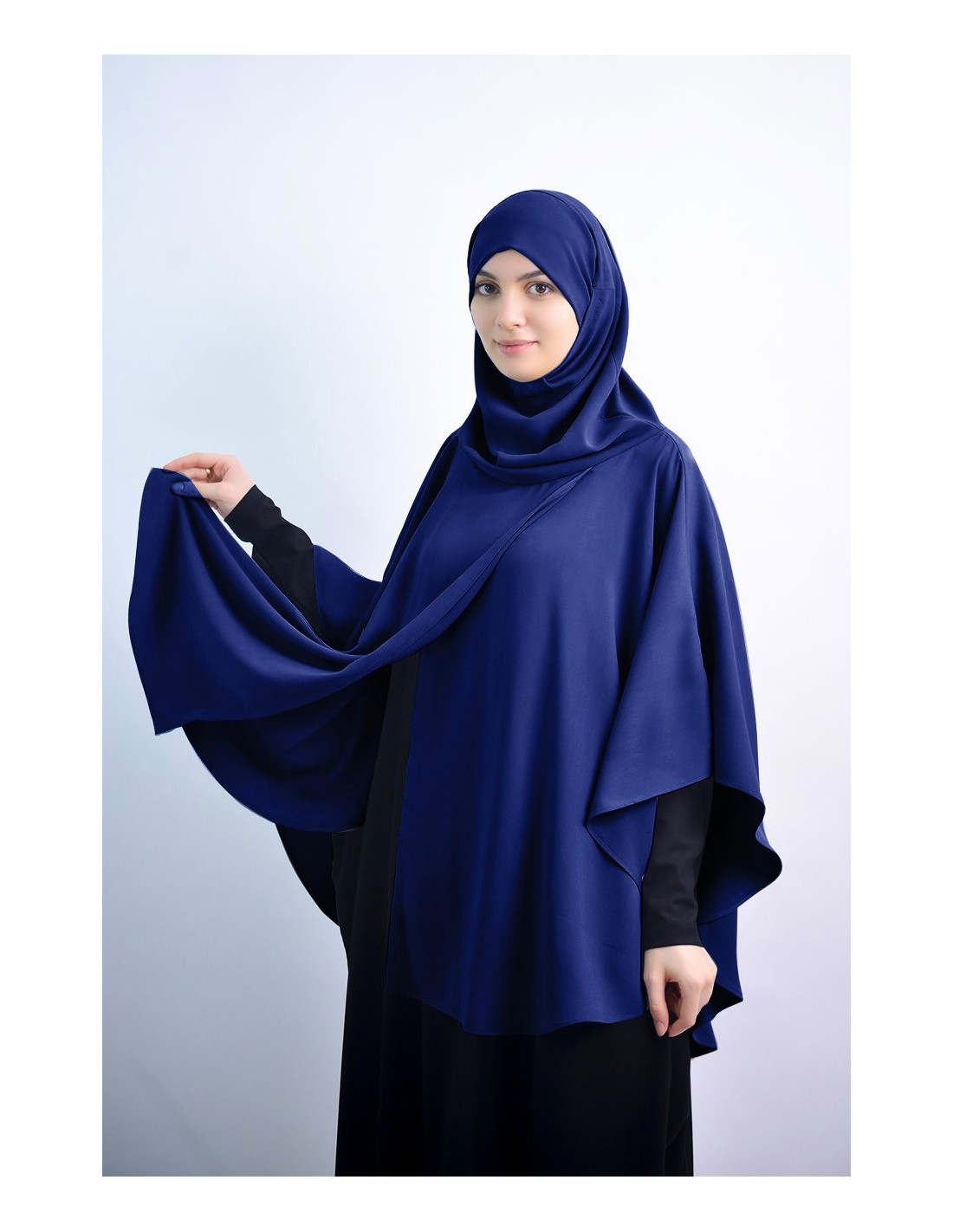 Cape with integrated hijab