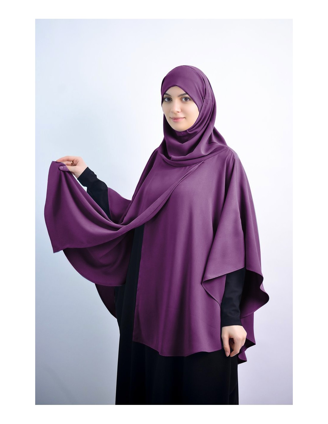 Cape mit integriertem Hijab