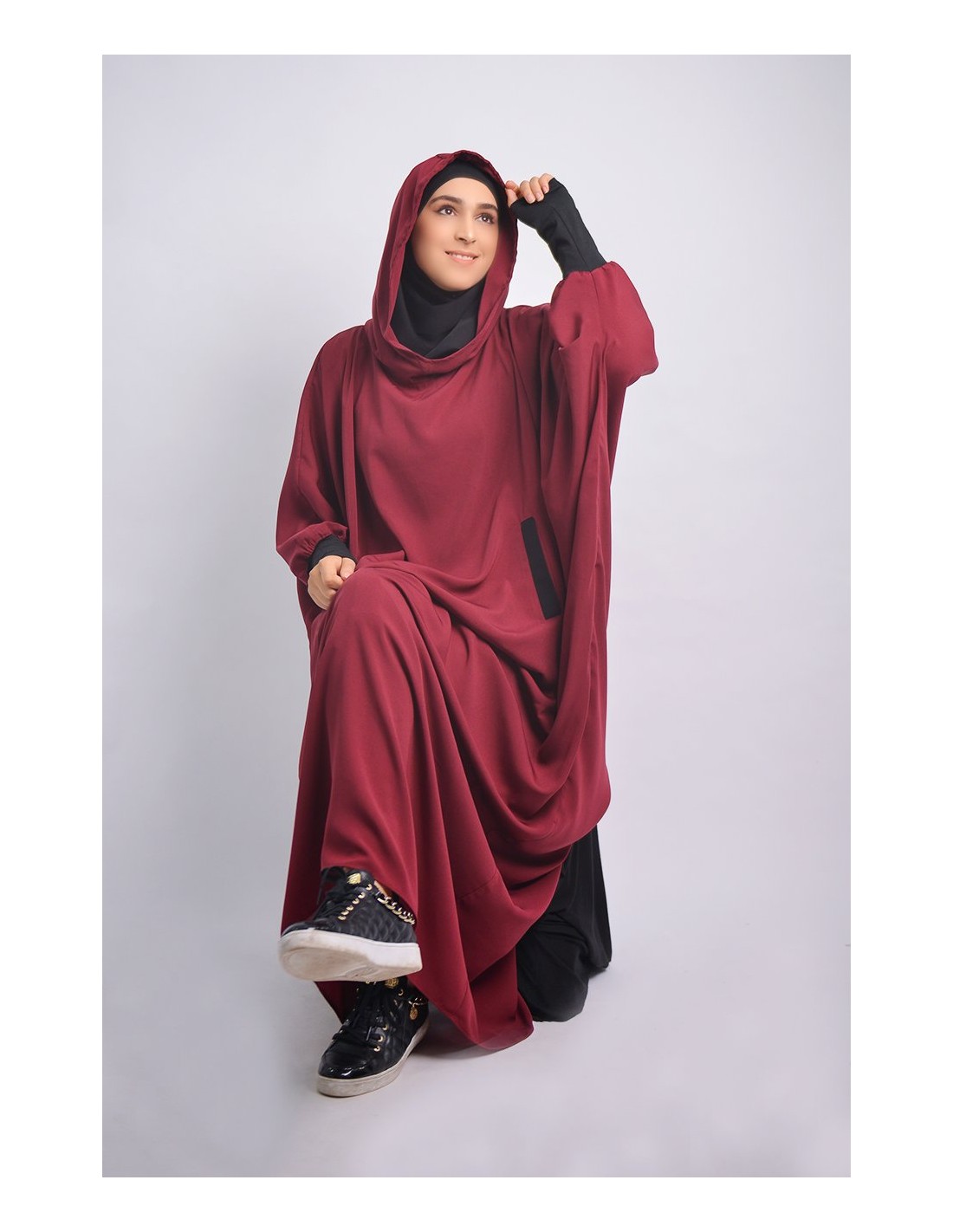 Abaya Young integrated hijab and Hood