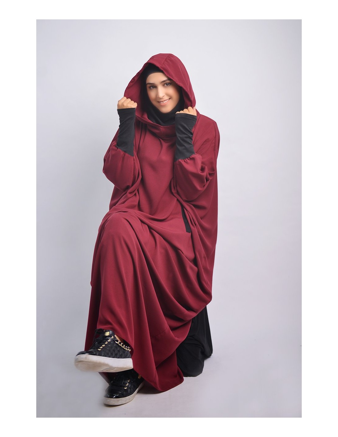 Abaya Young integrated hijab and Hood