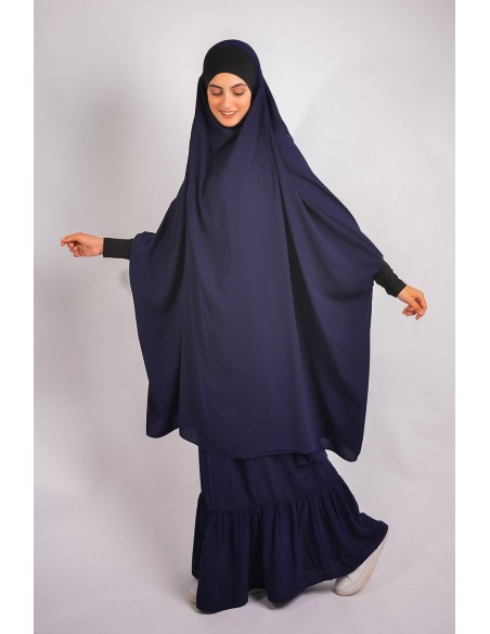 Jilbab al baida with frowns