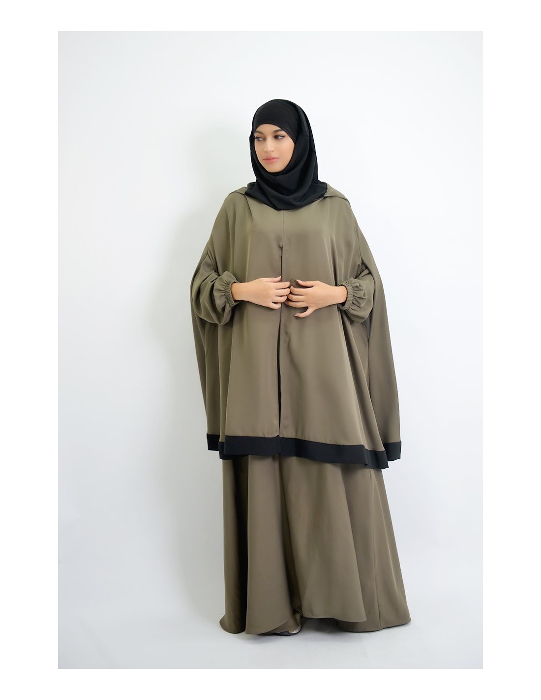 Paraguas Abaya + capa de hiyab integrada Young