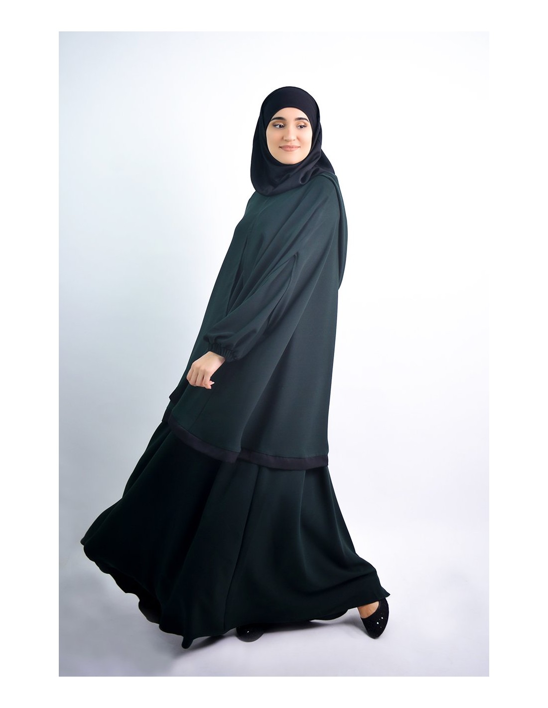 Paraguas Abaya + capa de hiyab integrada Young