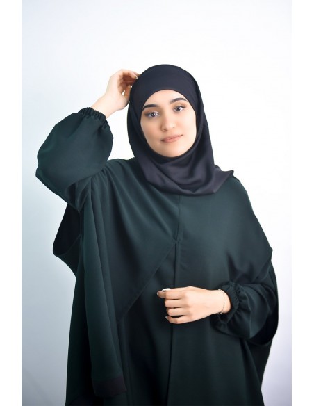 Abaya parapluie + cape hijab intégré Young