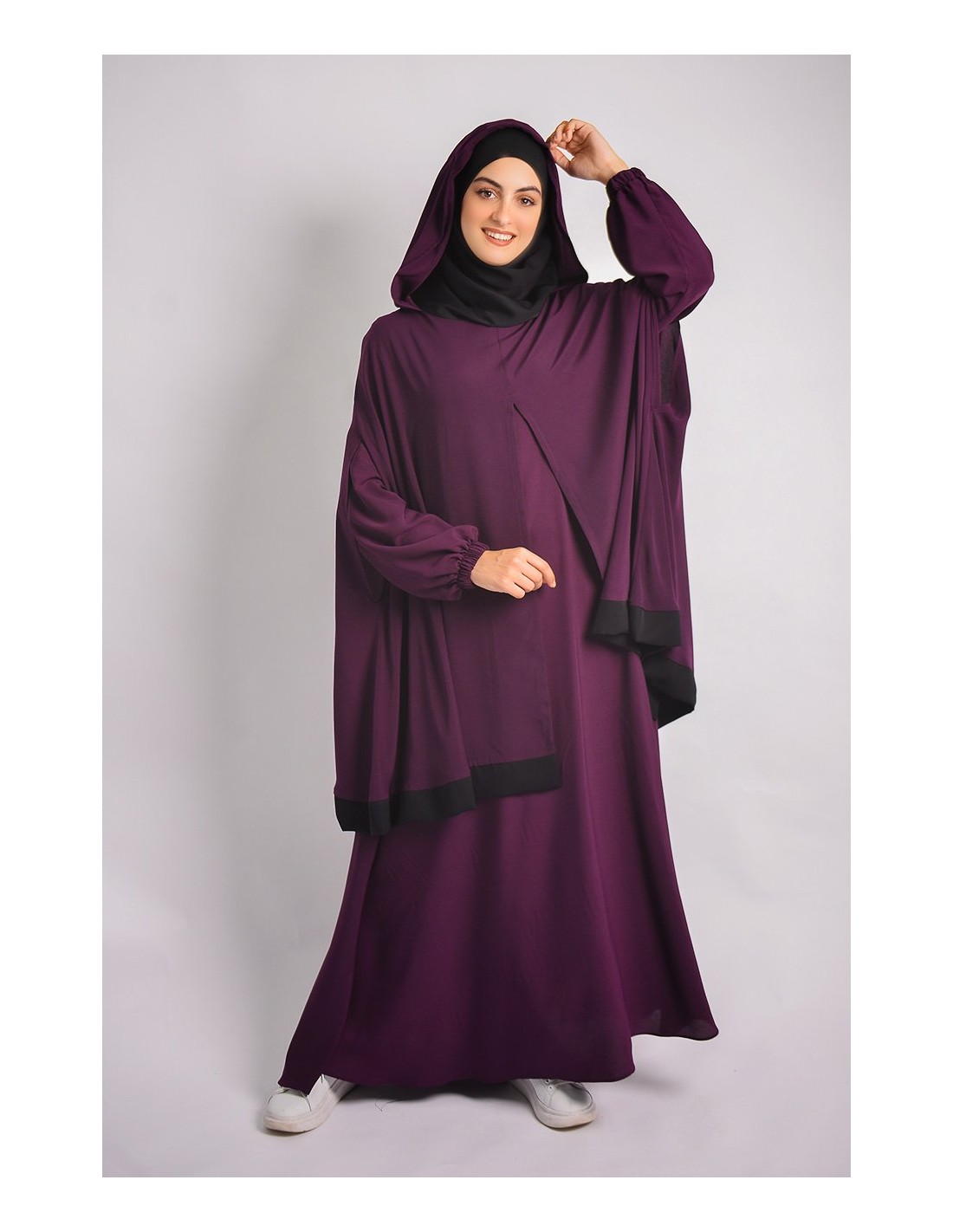 Paraguas Abaya + capa de hiyab integrada Young