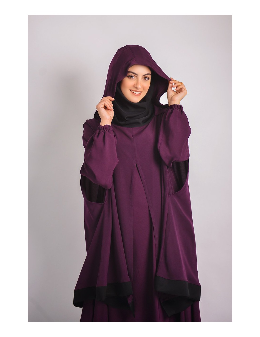 Paraguas Abaya + capa de hiyab integrada Young
