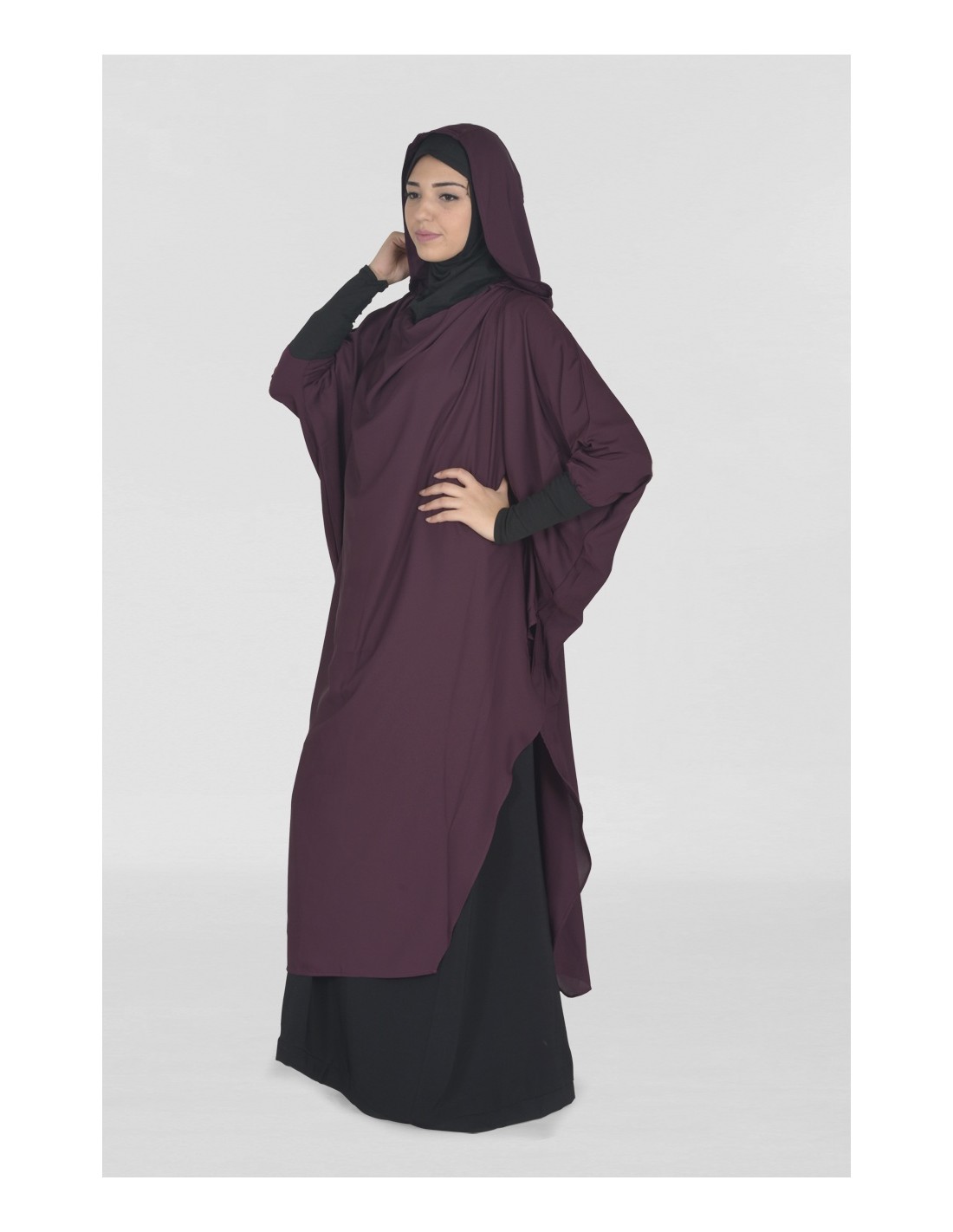 Young tunic: hijab and built-in hood