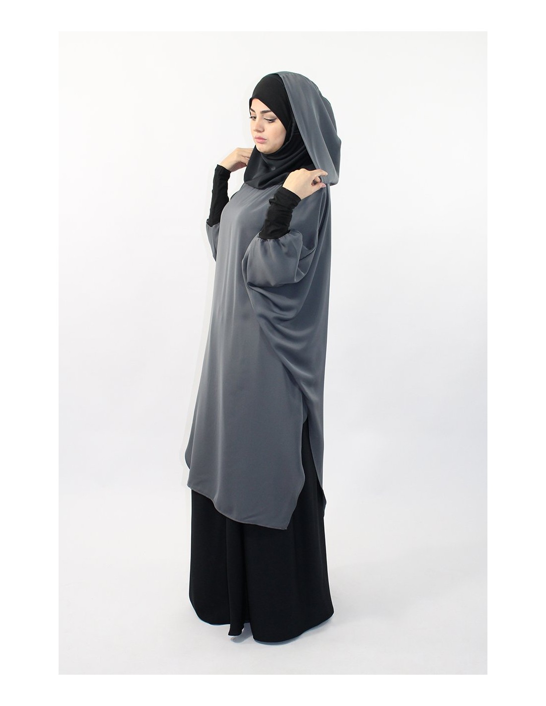 Young tunic: hijab and built-in hood