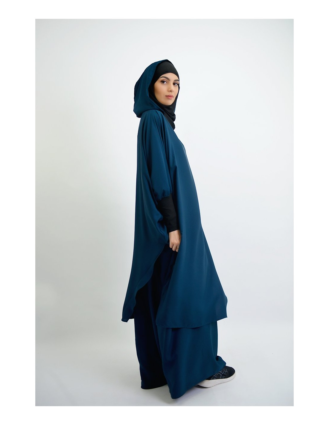 Young tunic: hijab and built-in hood