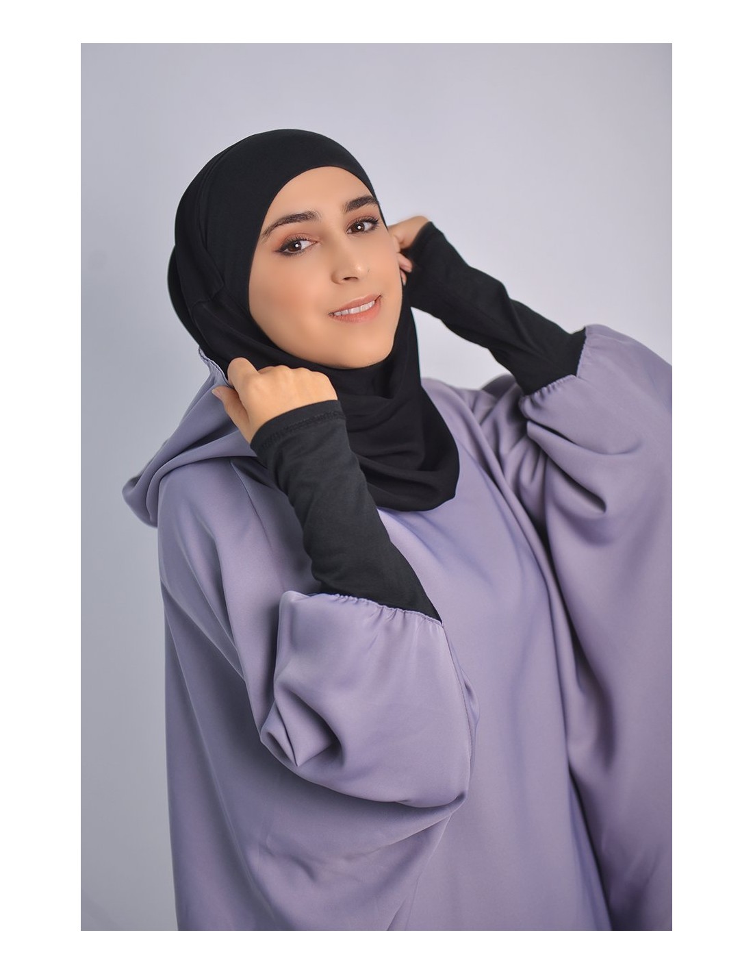 Young tunic: hijab and built-in hood