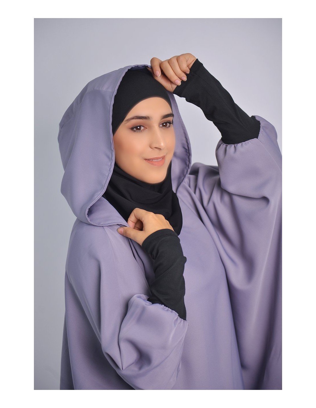 Young tunic: hijab and built-in hood