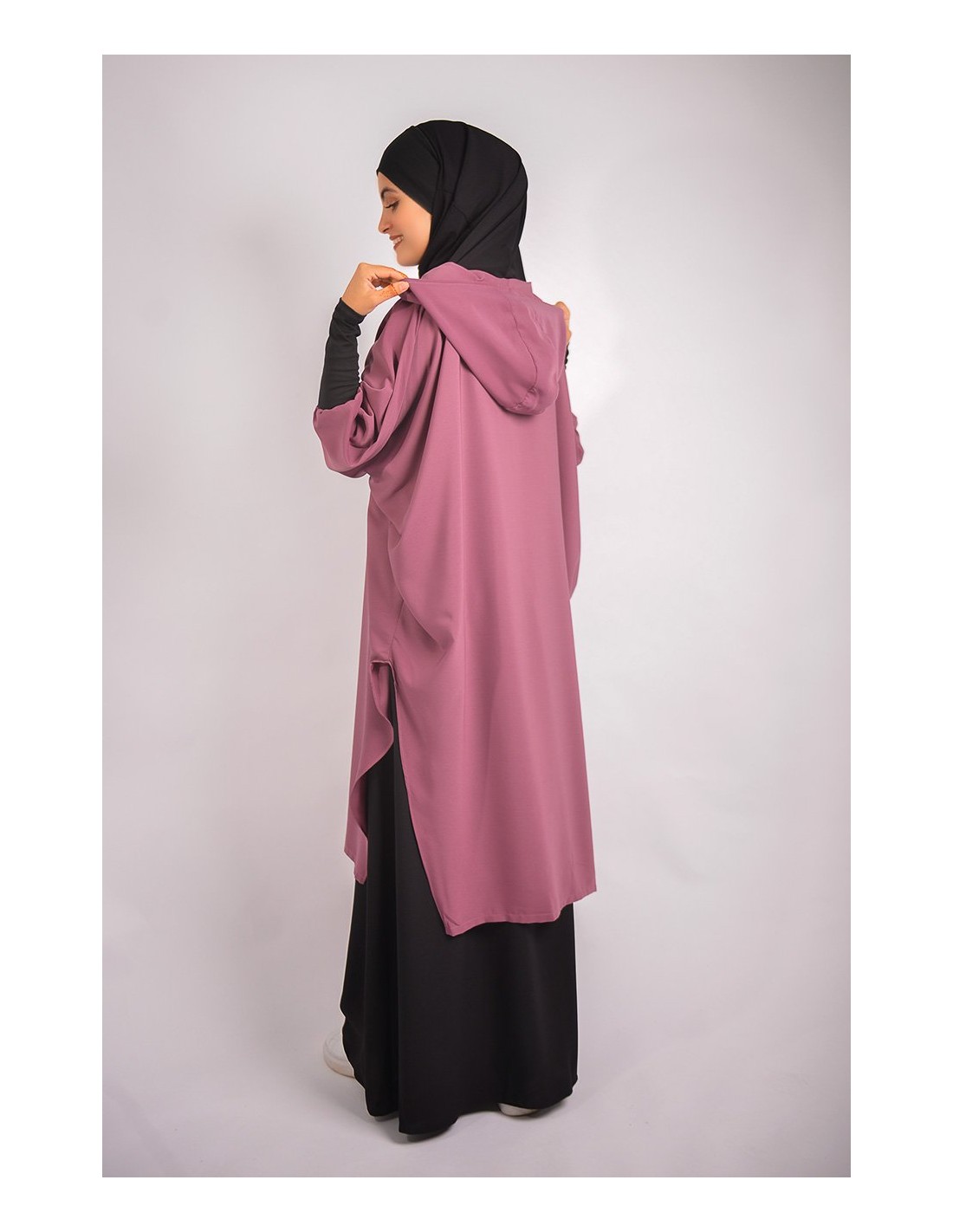 Young tunic: hijab and built-in hood