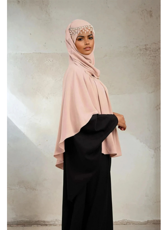 Khimar à fronces Premium