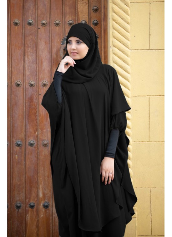 Long Khimar integrated hijab 2