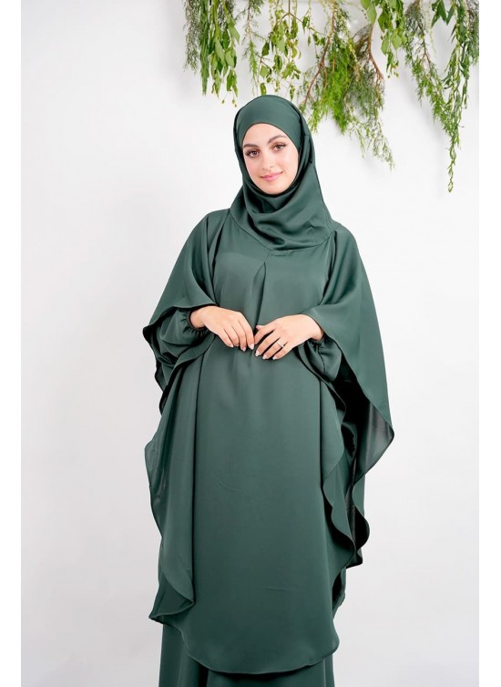 Long Khimar integrated hijab 2