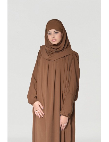 Abaya Jilbab Ajman con bufanda